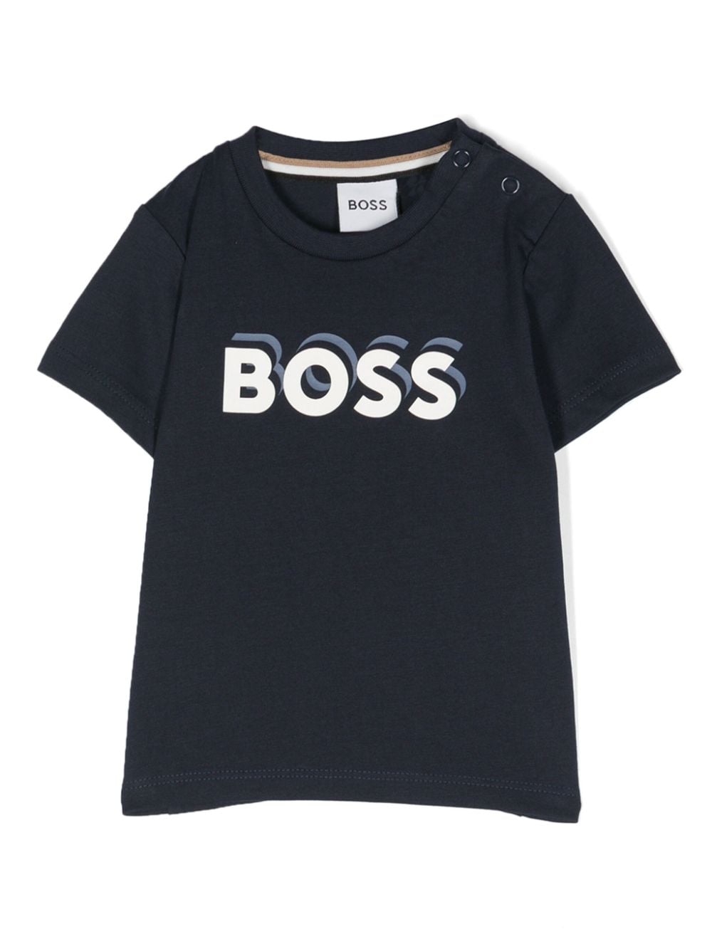 BOSS Kidswear logo-lettering T-shirt - Blue von BOSS Kidswear