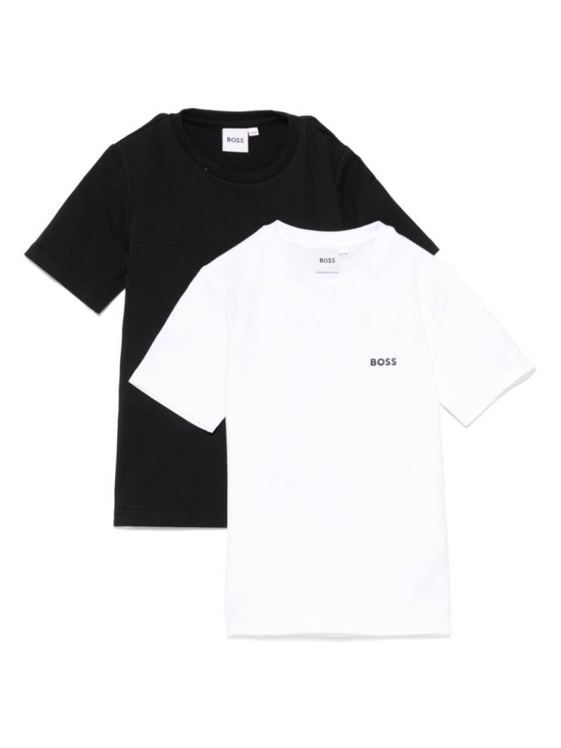 BOSS Kidswear logo-print T-shirt (set of two) - Black von BOSS Kidswear