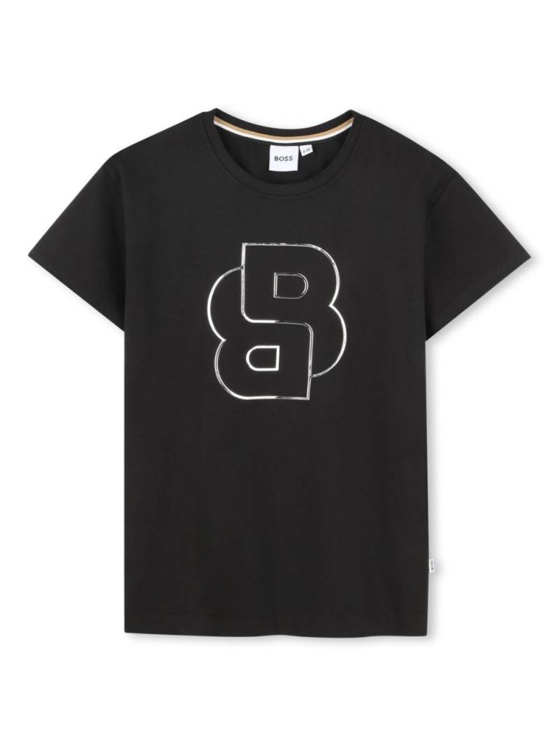 BOSS Kidswear logo-print T-shirt - Black von BOSS Kidswear