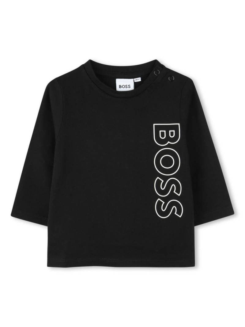 BOSS Kidswear logo-print T-shirt - Black von BOSS Kidswear