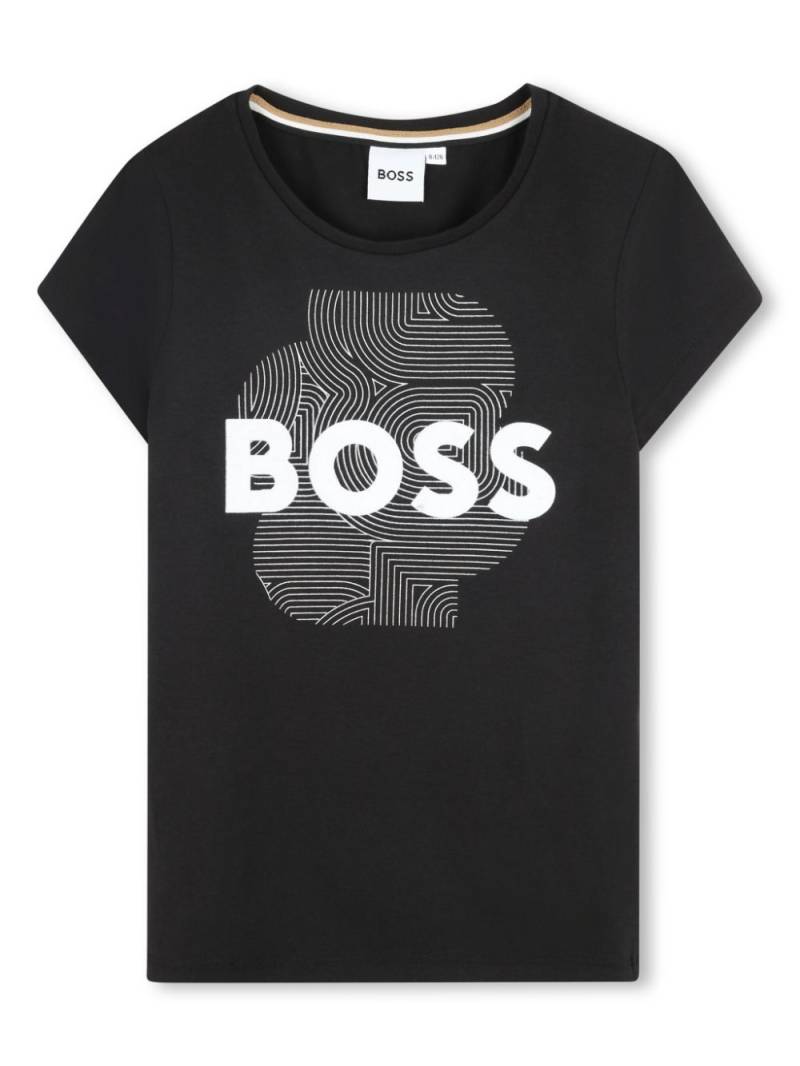 BOSS Kidswear logo-print T-shirt - Black von BOSS Kidswear