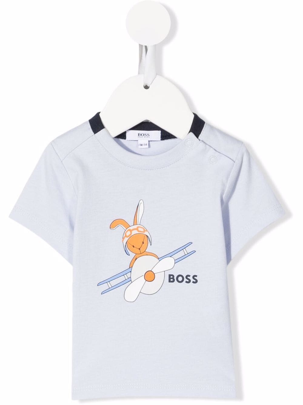 BOSS Kidswear logo print T-shirt - Blue von BOSS Kidswear