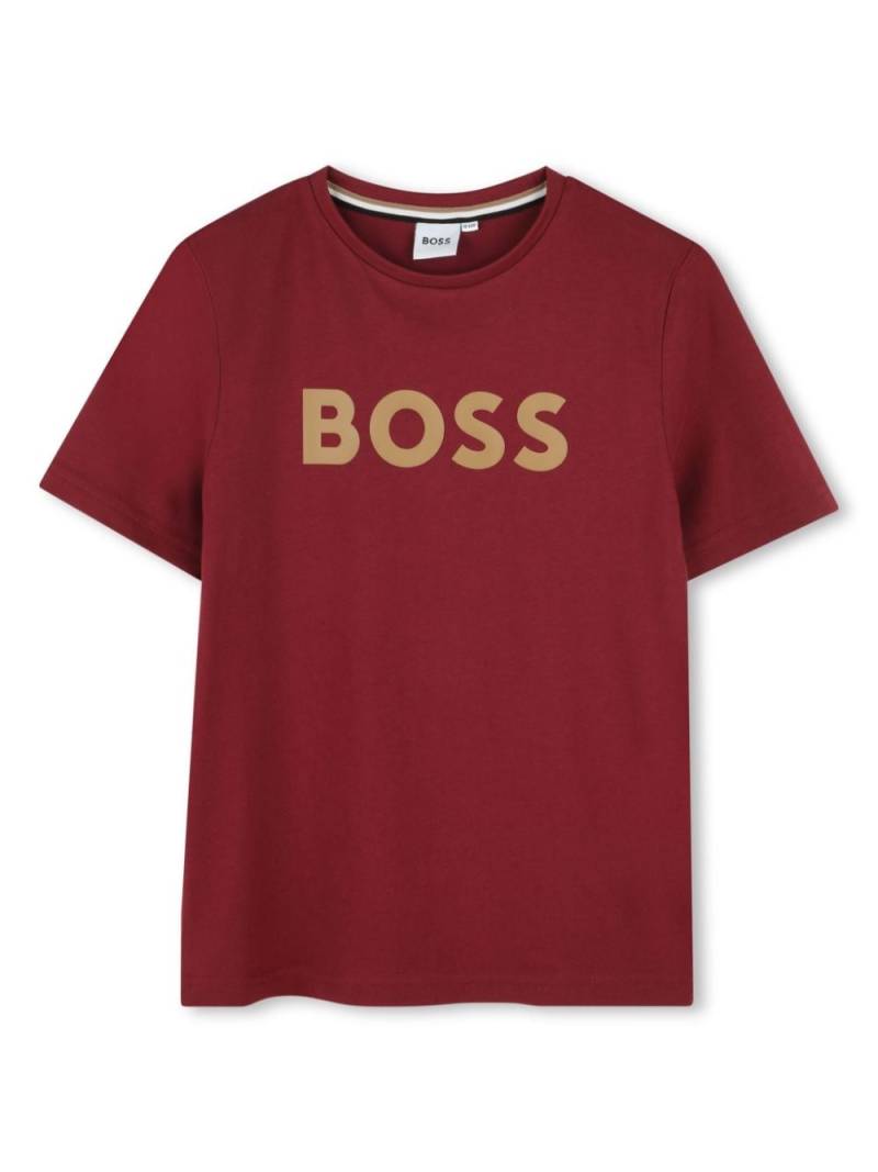 BOSS Kidswear logo-print T-shirt - Red von BOSS Kidswear