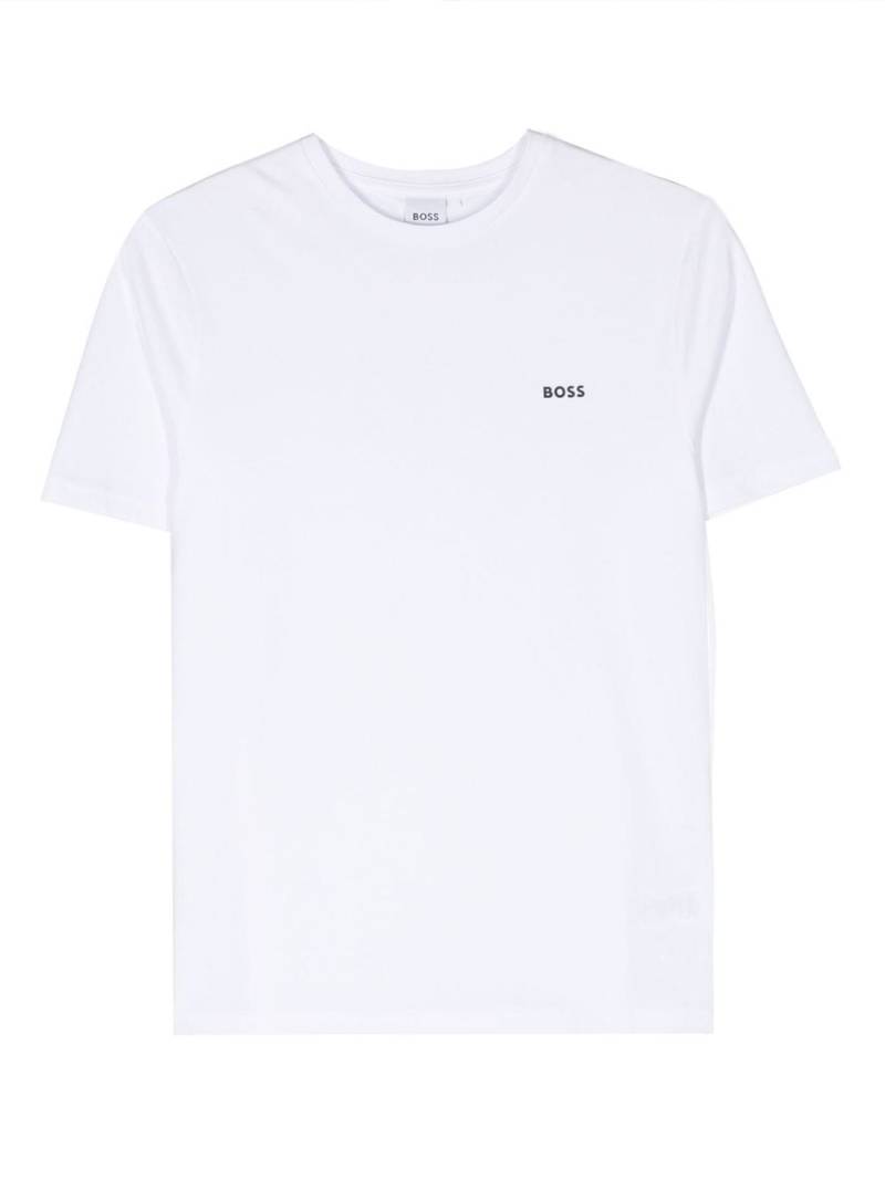 BOSS Kidswear logo print T-shirt - White von BOSS Kidswear