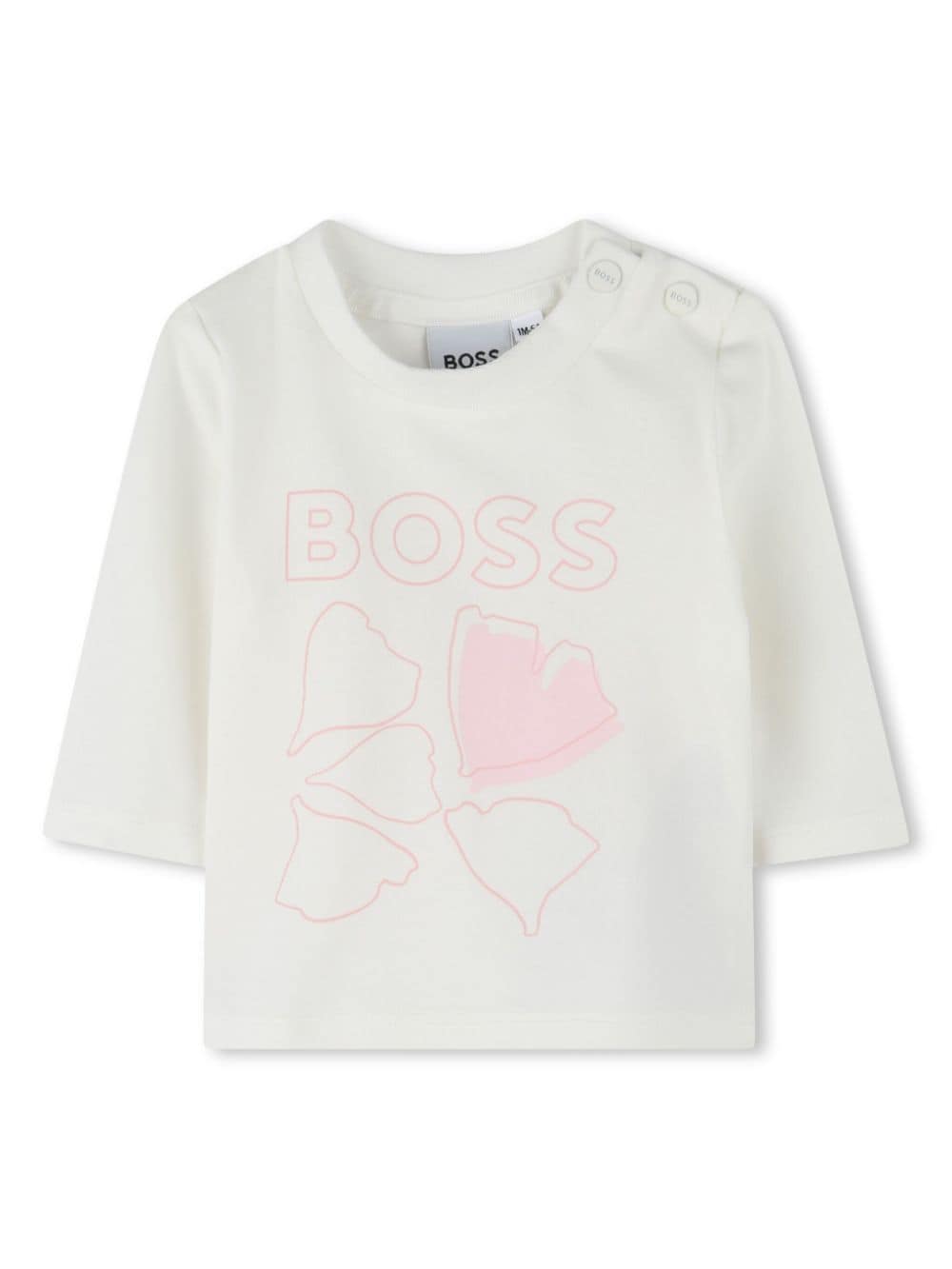 BOSS Kidswear logo-print T-shirt - White von BOSS Kidswear