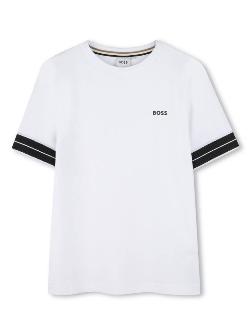 BOSS Kidswear logo-print T-shirt - White von BOSS Kidswear