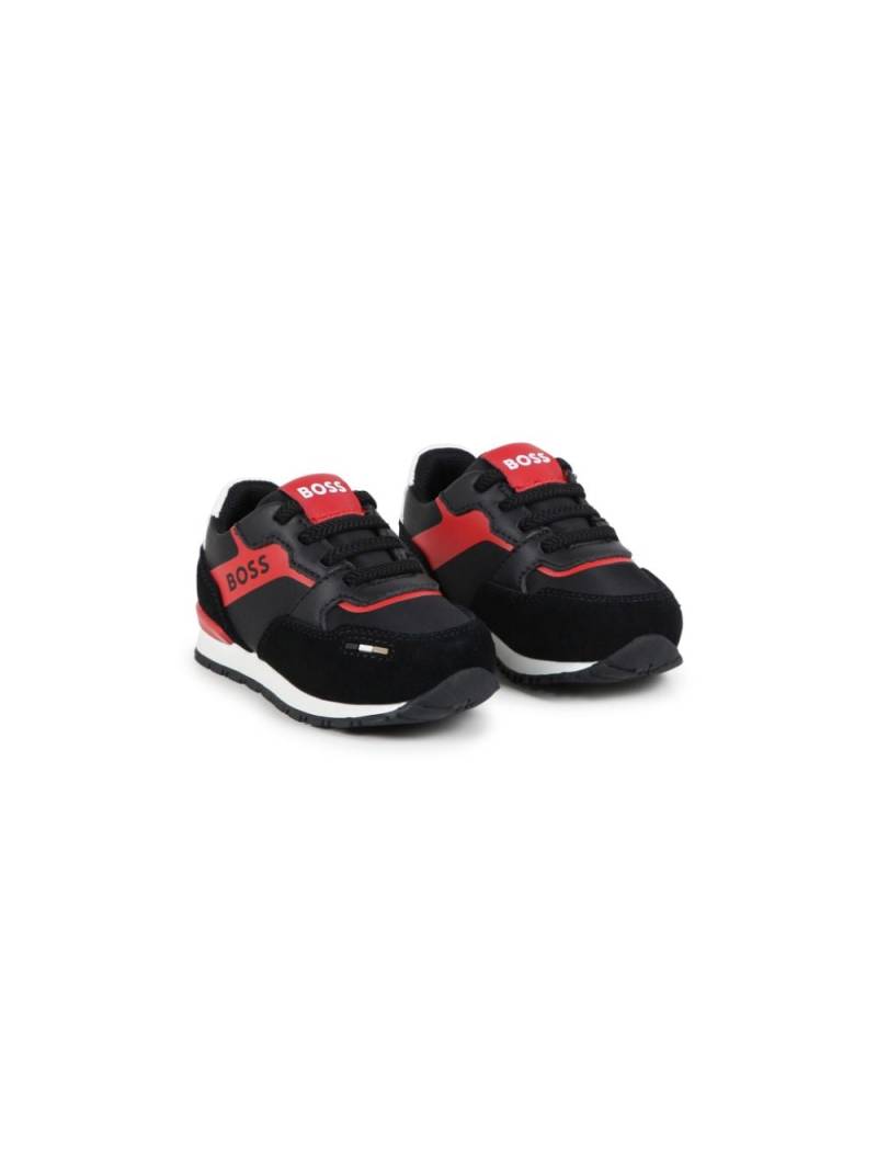 BOSS Kidswear logo-print chunky sneakers - Black von BOSS Kidswear