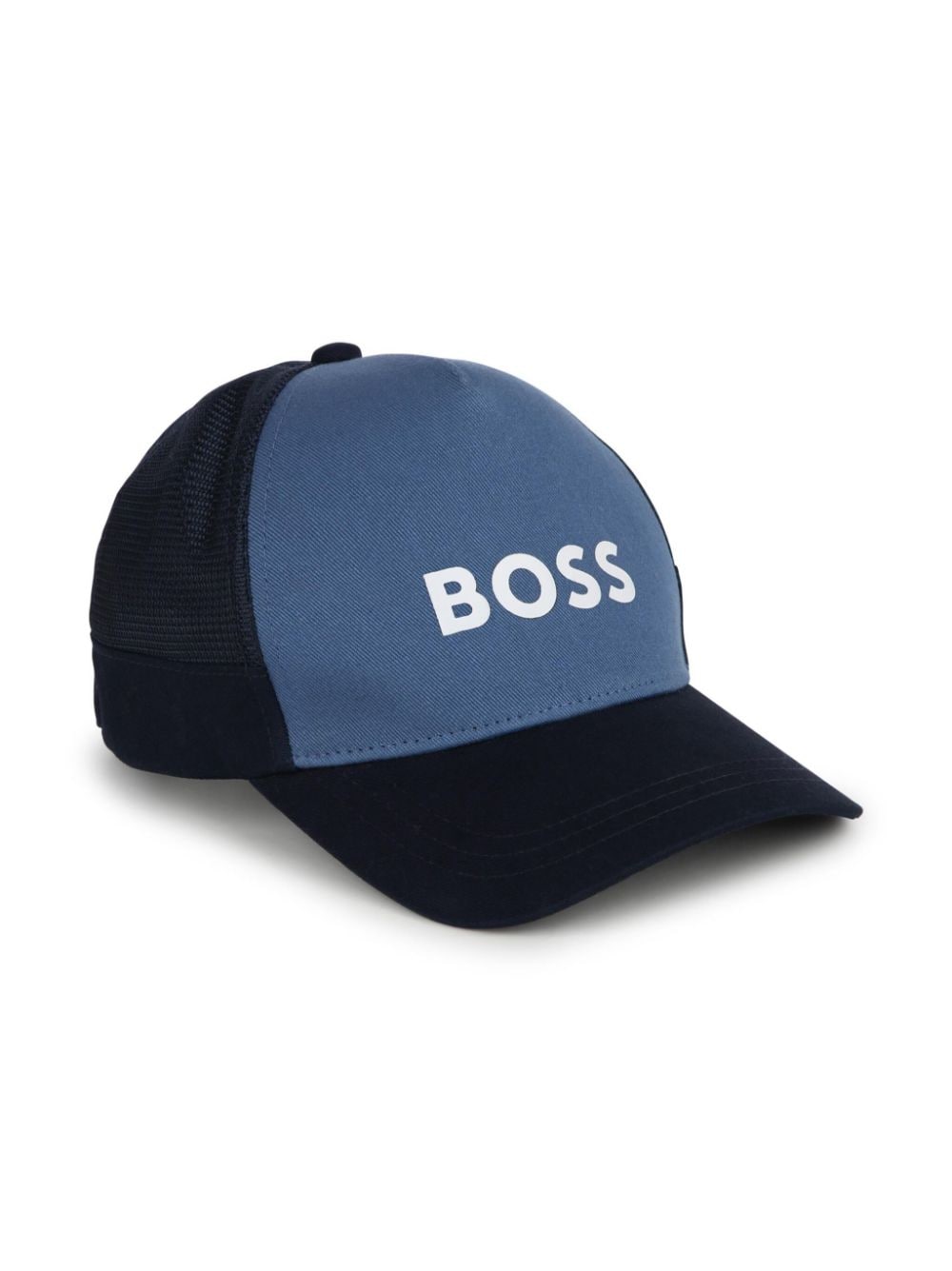 BOSS Kidswear logo-print colour-block cap - Blue von BOSS Kidswear