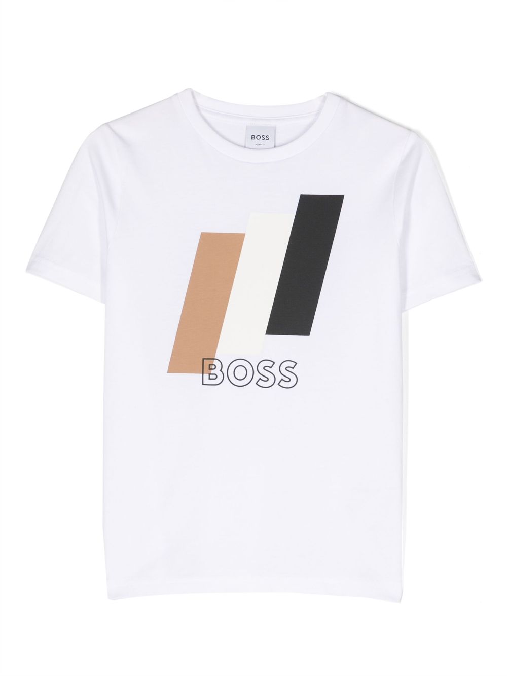 BOSS Kidswear logo-print cotton T-shirt - White von BOSS Kidswear