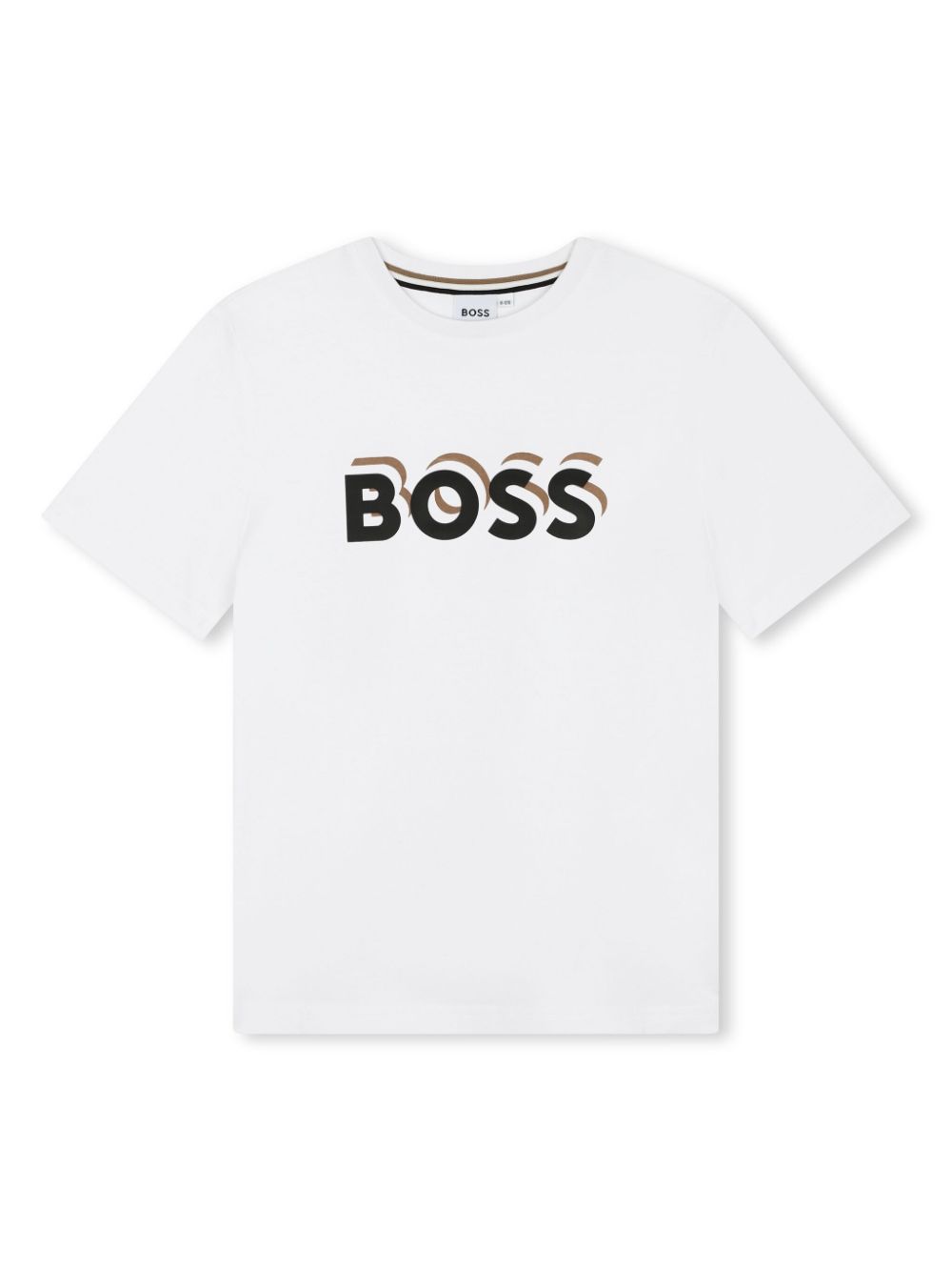 BOSS Kidswear logo-print cotton T-shirt - White von BOSS Kidswear