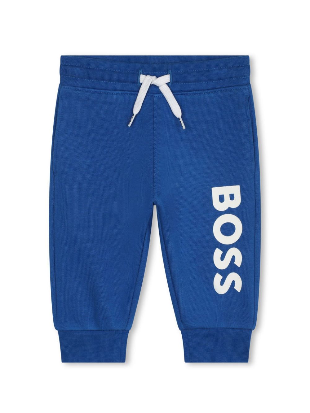 BOSS Kidswear logo-print cotton blend track pants - Blue von BOSS Kidswear