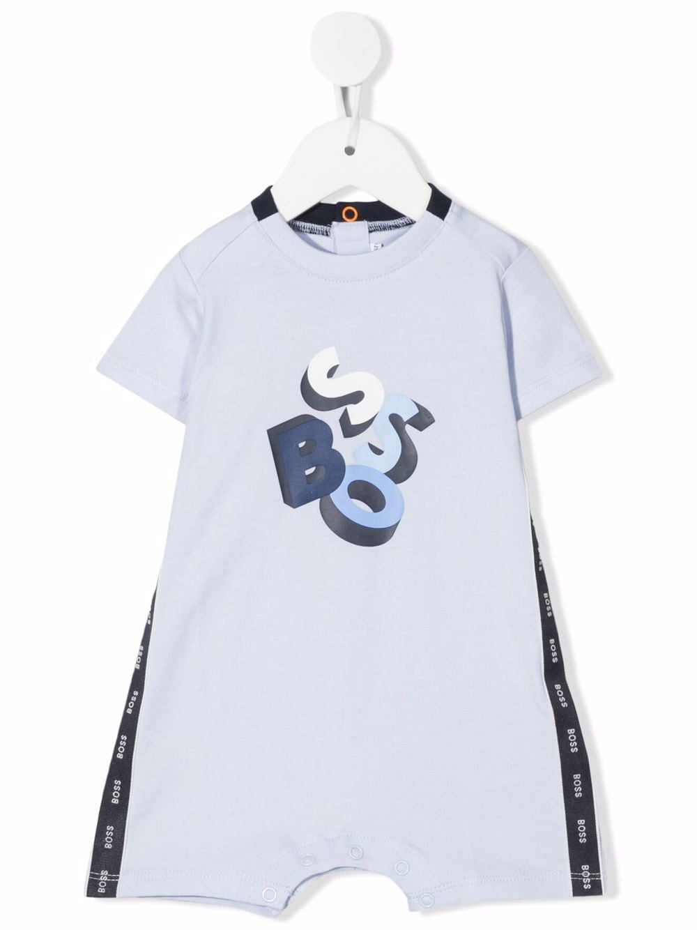 BOSS Kidswear logo-print cotton shorties - Blue von BOSS Kidswear