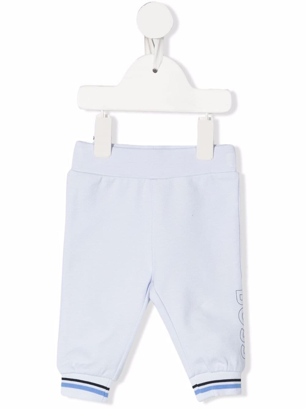 BOSS Kidswear logo-print cotton track trousers - Blue von BOSS Kidswear