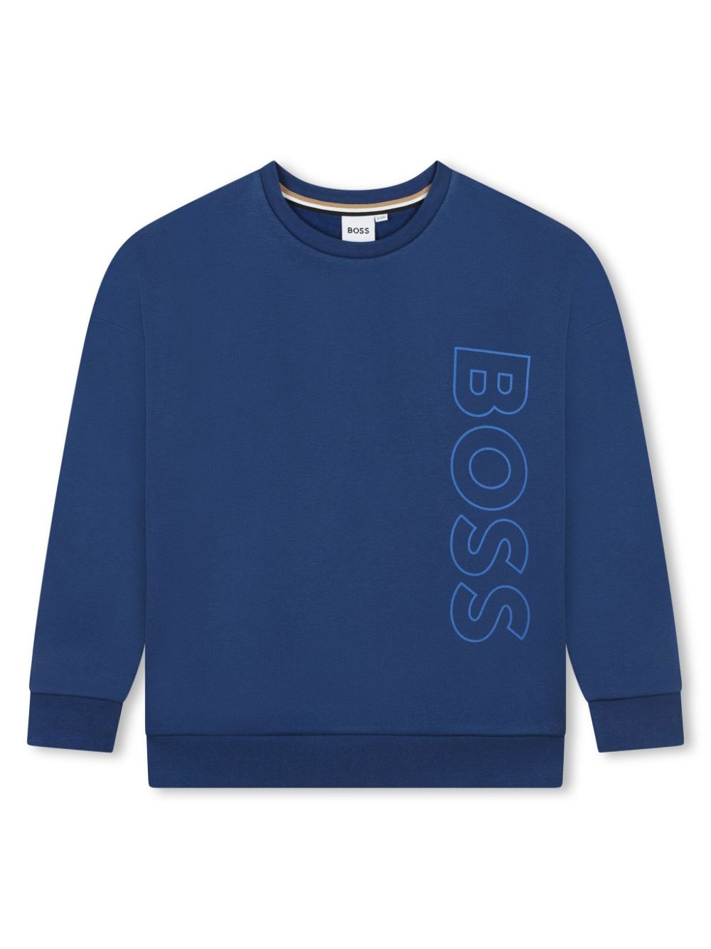 BOSS Kidswear logo-print crew-neck sweatshirt - Blue von BOSS Kidswear