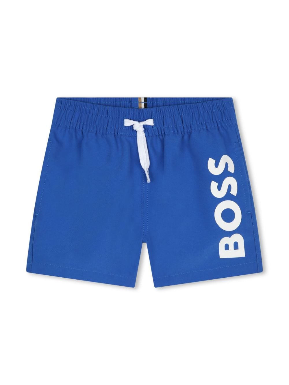 BOSS Kidswear logo-print drawstring swim shorts - Blue von BOSS Kidswear