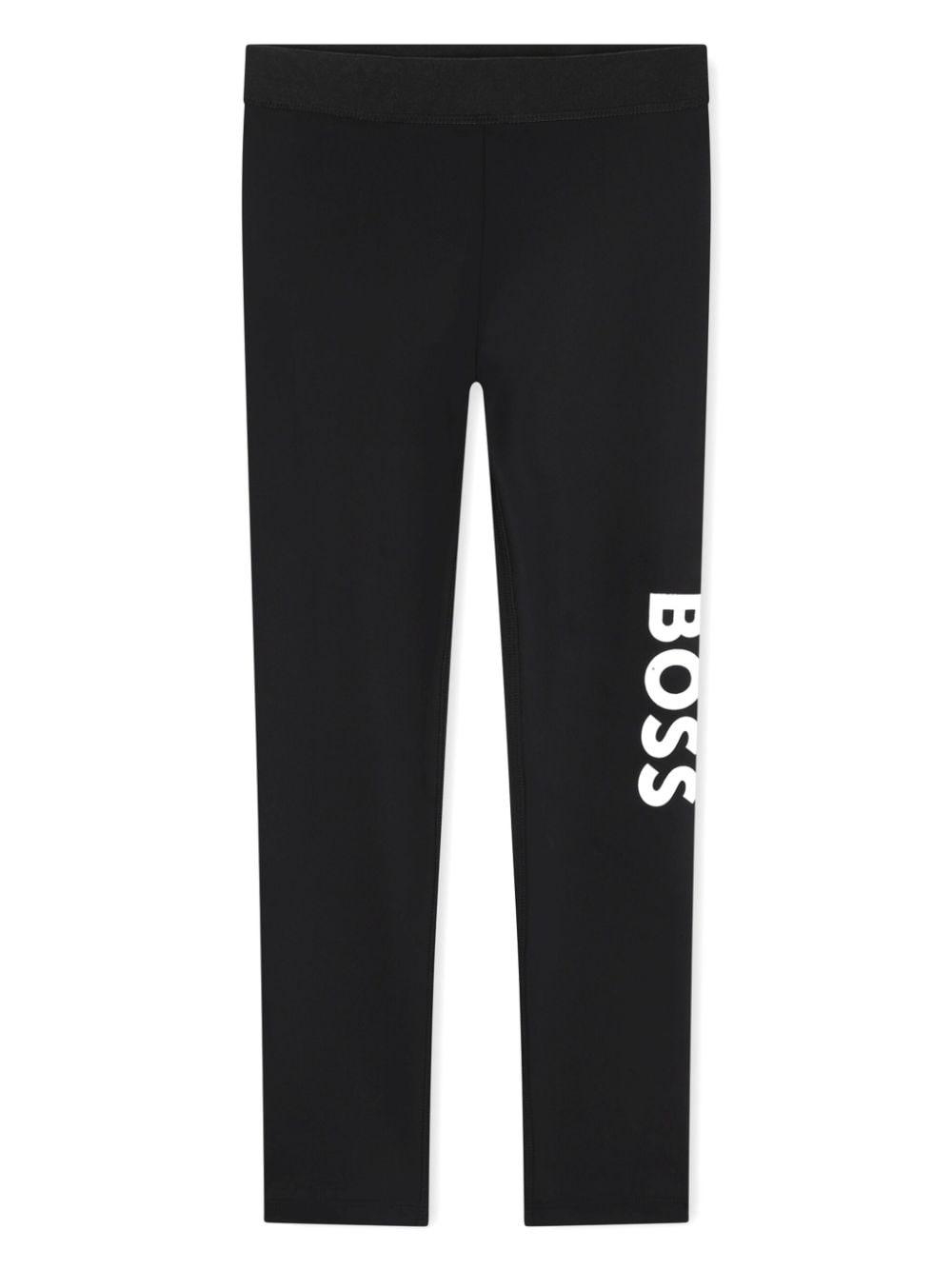 BOSS Kidswear logo-print jersey leggings - Black von BOSS Kidswear