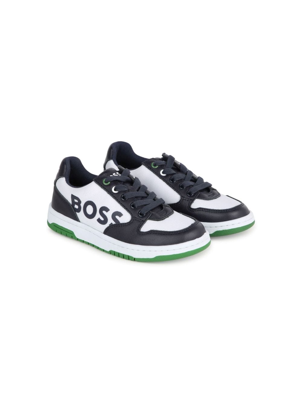 BOSS Kidswear logo-print panelled sneakers - Blue von BOSS Kidswear