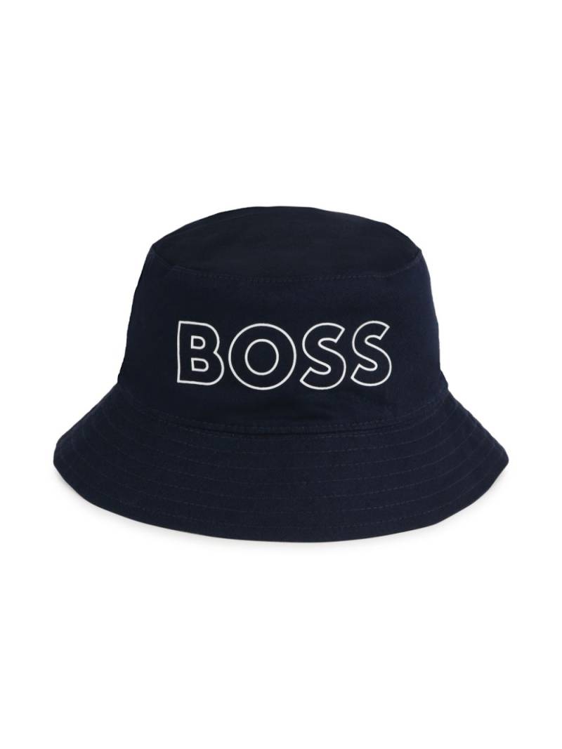 BOSS Kidswear logo-print reversible hat - Blue von BOSS Kidswear