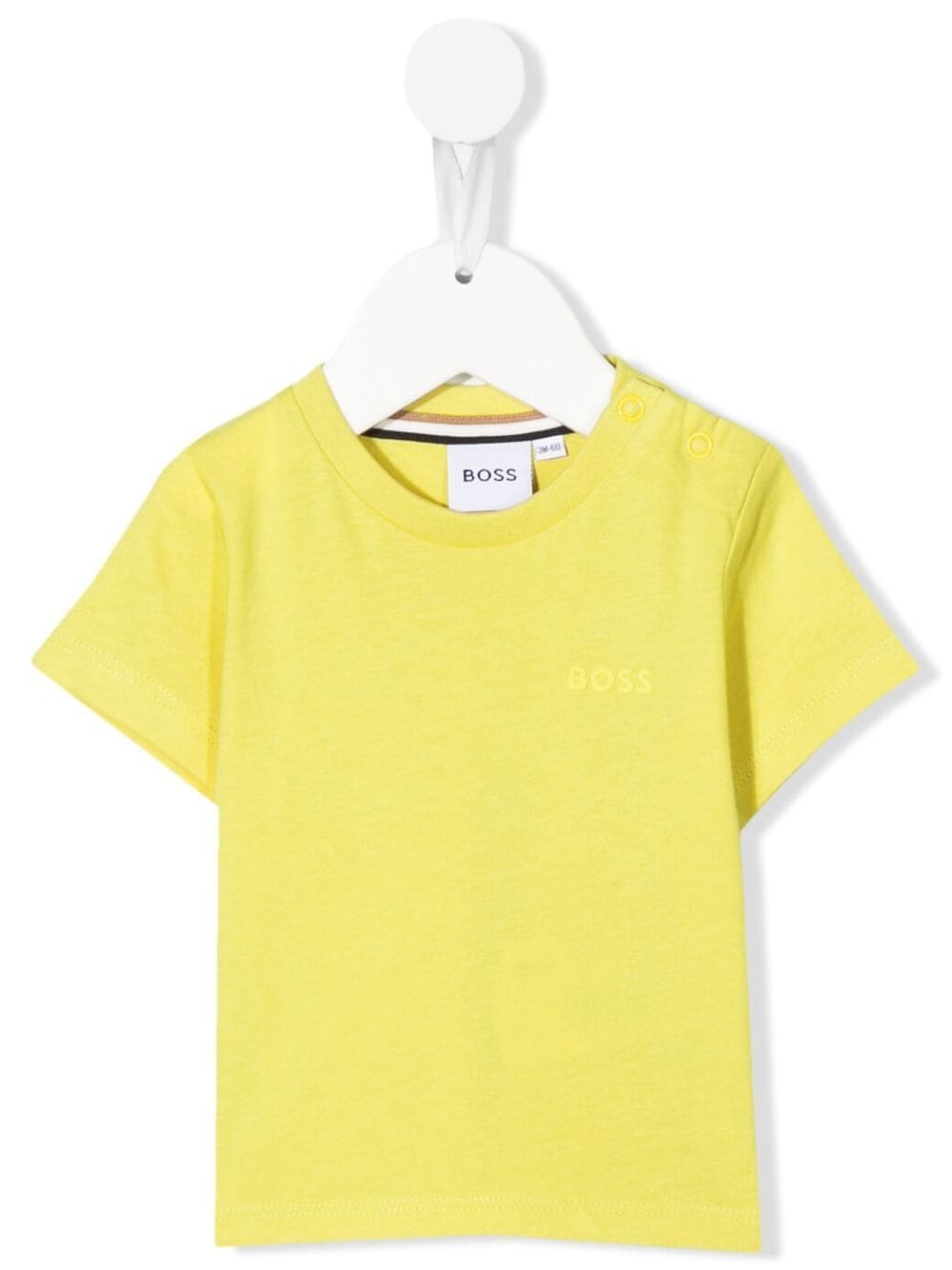 BOSS Kidswear logo-print short-sleeved T-shirt - Yellow von BOSS Kidswear