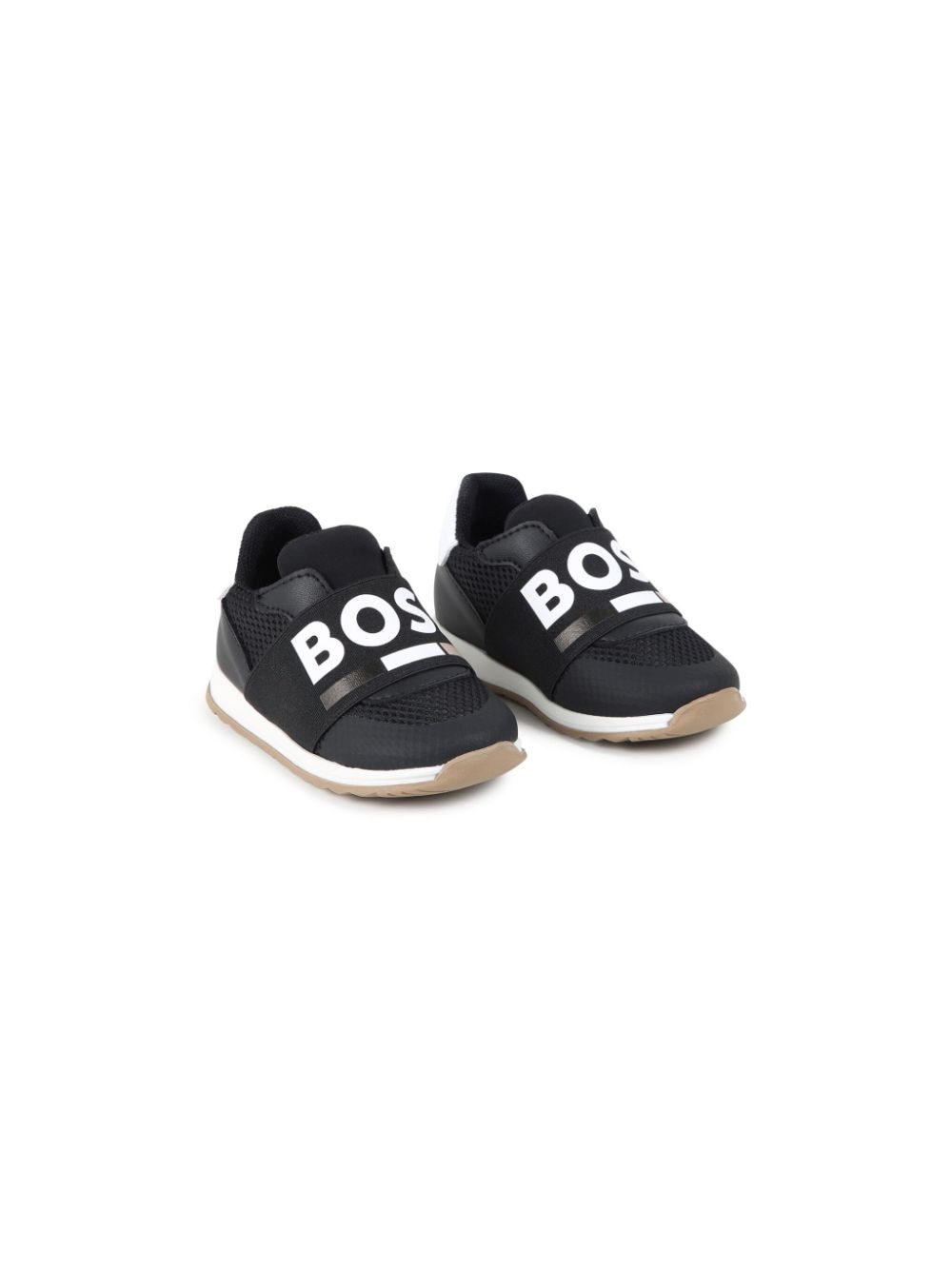 BOSS Kidswear logo-print slip-on sneakers - Black von BOSS Kidswear