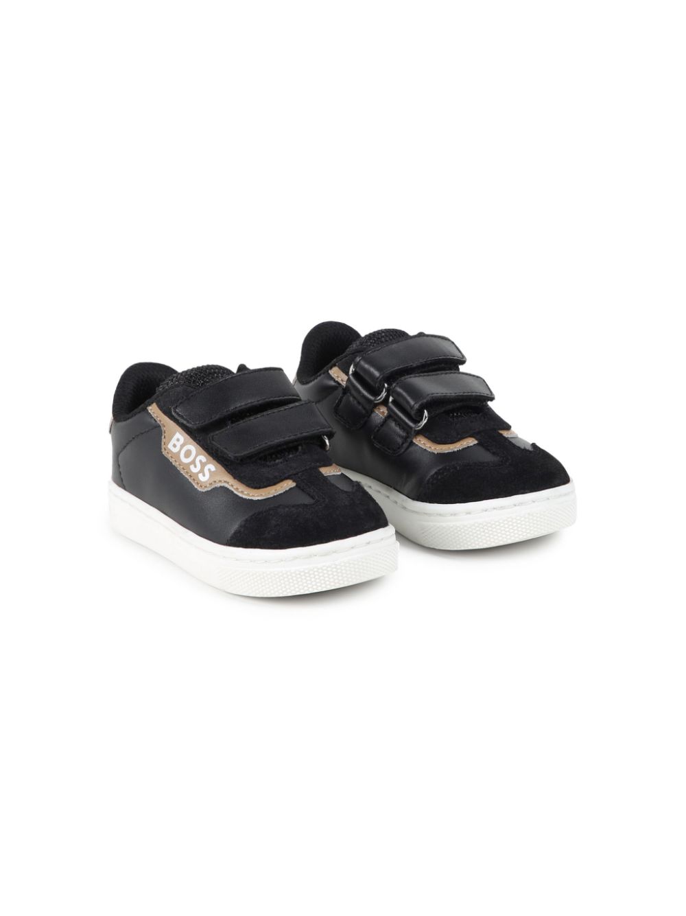 BOSS Kidswear logo-print sneakers - Black von BOSS Kidswear