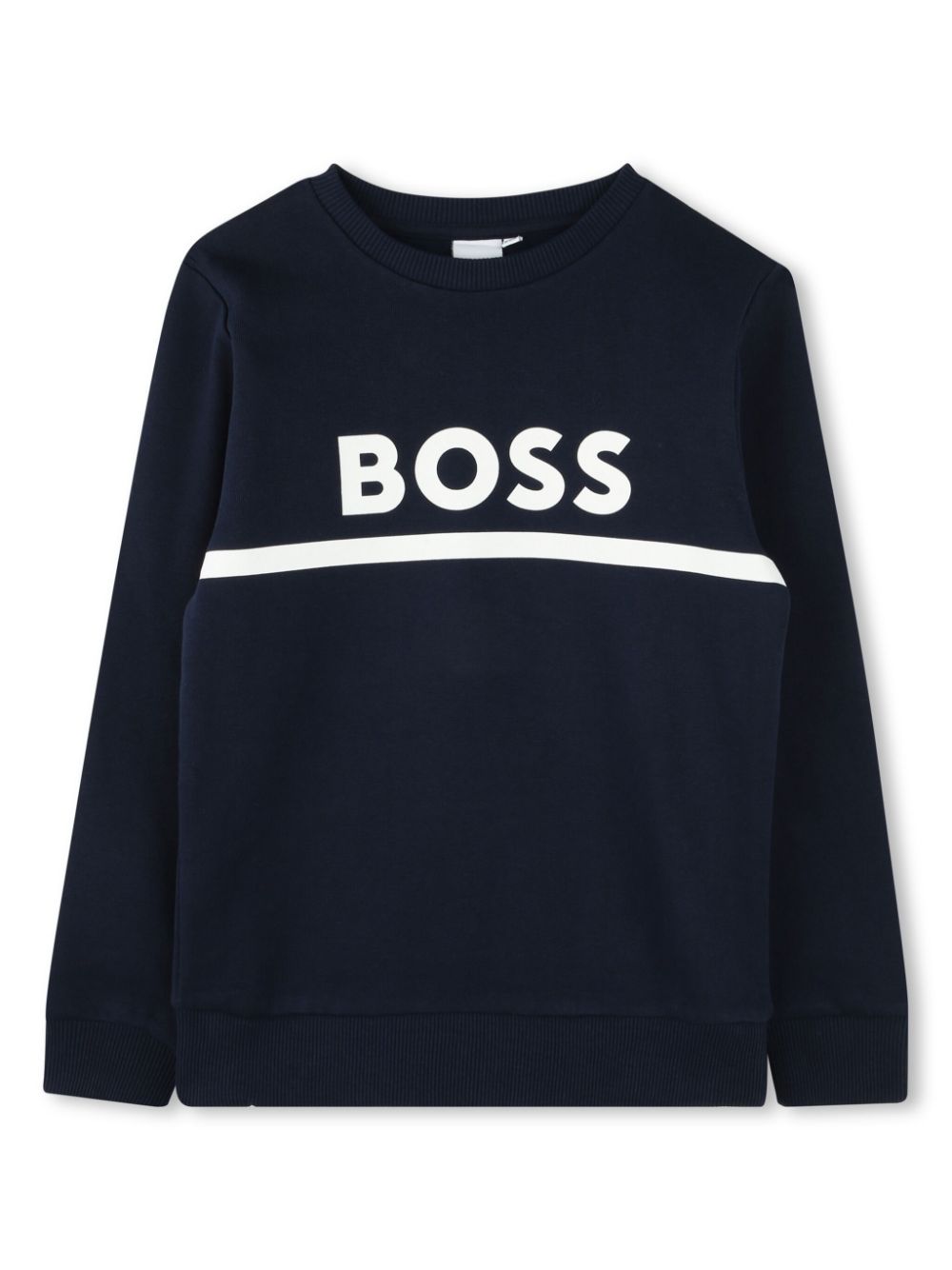 BOSS Kidswear logo-print sweatshirt - Blue von BOSS Kidswear