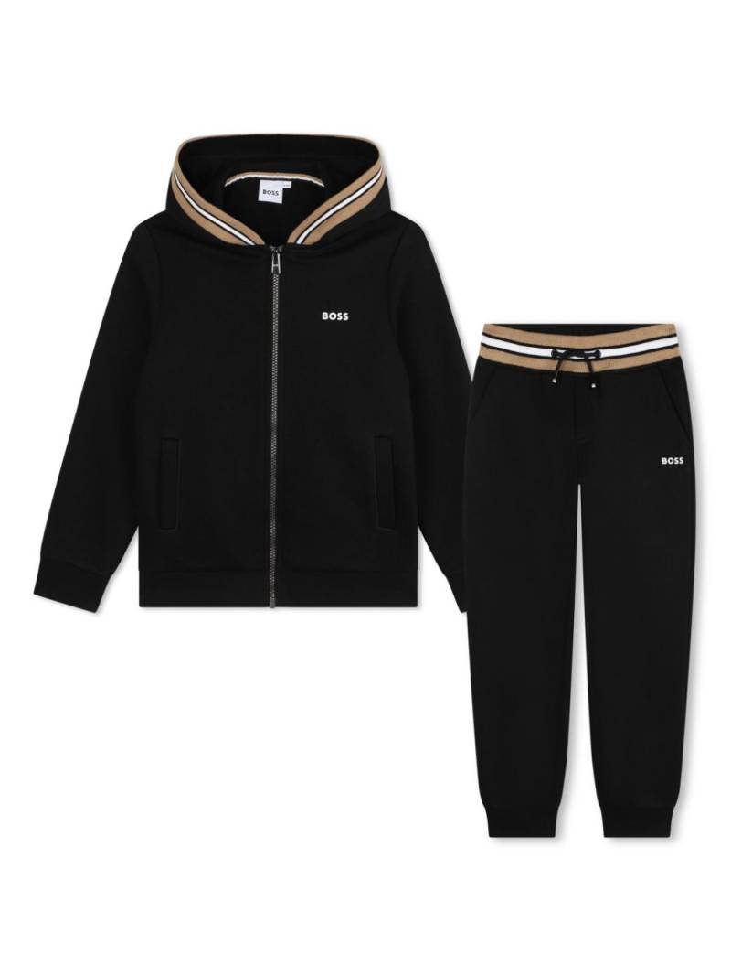 BOSS Kidswear logo-print tracksuit - Black von BOSS Kidswear