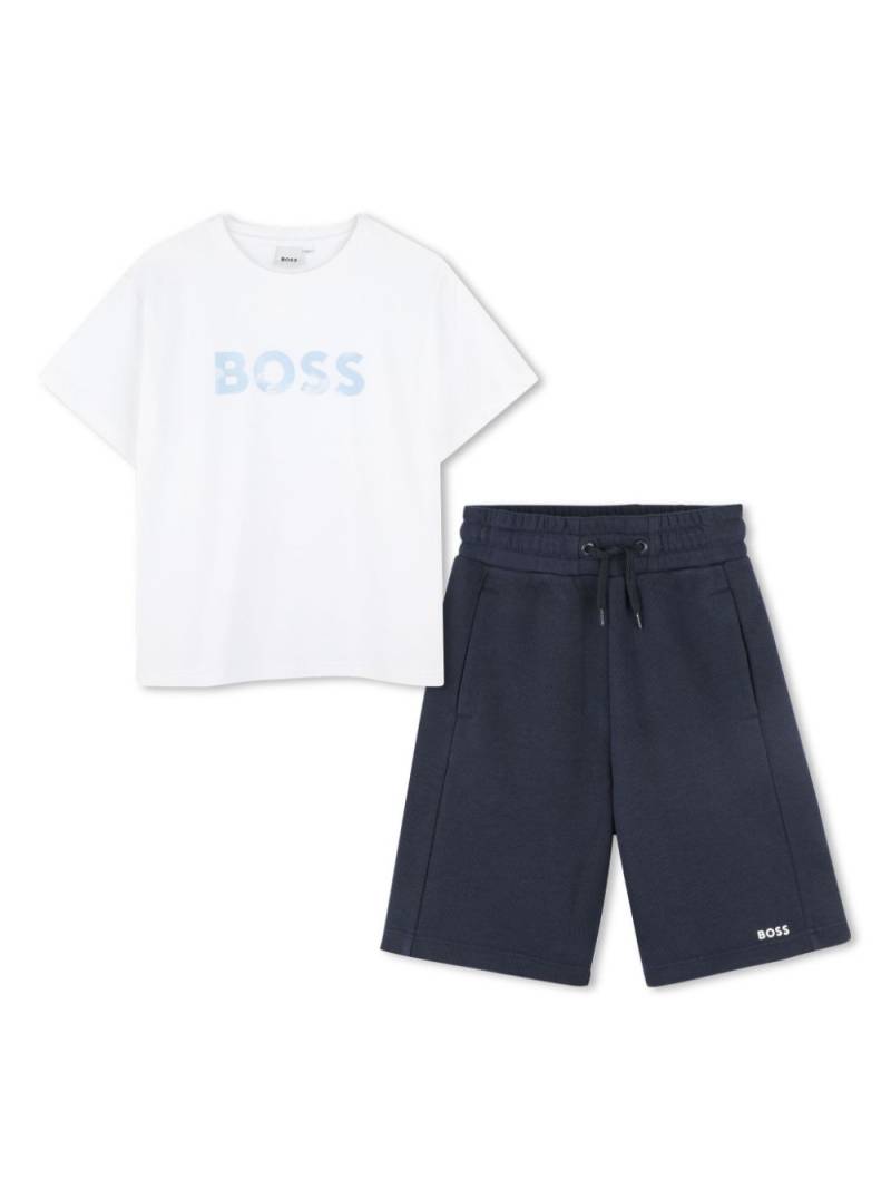 BOSS Kidswear logo-print tracksuit - White von BOSS Kidswear