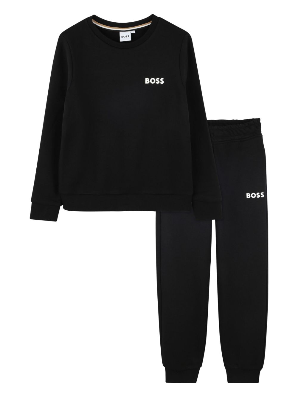 BOSS Kidswear logo-print tracksuit set - Black von BOSS Kidswear