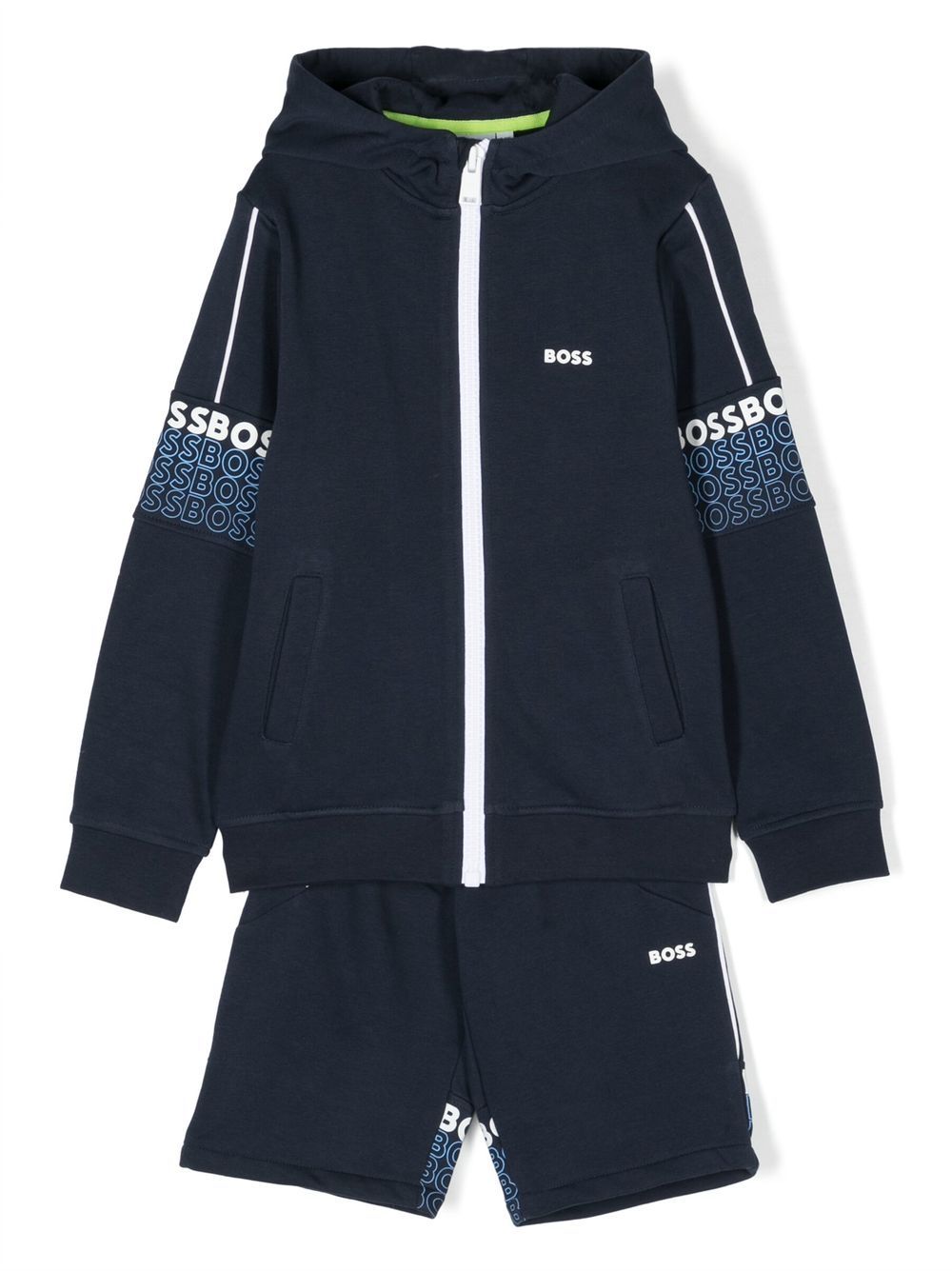 BOSS Kidswear logo-print tracksuit set - Blue von BOSS Kidswear