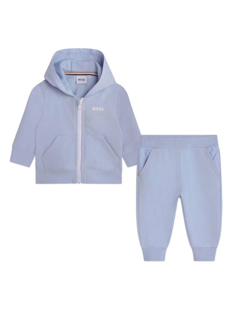 BOSS Kidswear logo-print tracksuit set - Blue von BOSS Kidswear