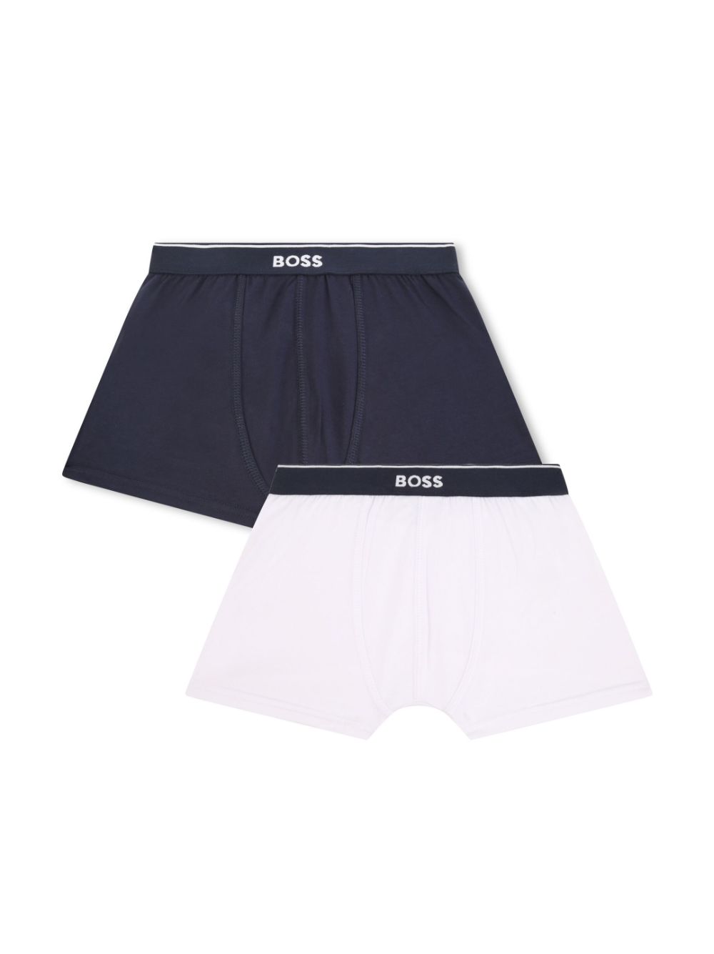 BOSS Kidswear logo-waistband boxer shorts (pack of two) - Blue von BOSS Kidswear