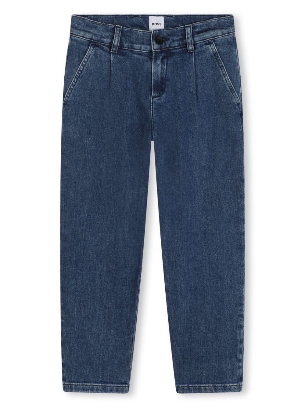 BOSS Kidswear mid-rise straight-leg jeans - Blue von BOSS Kidswear