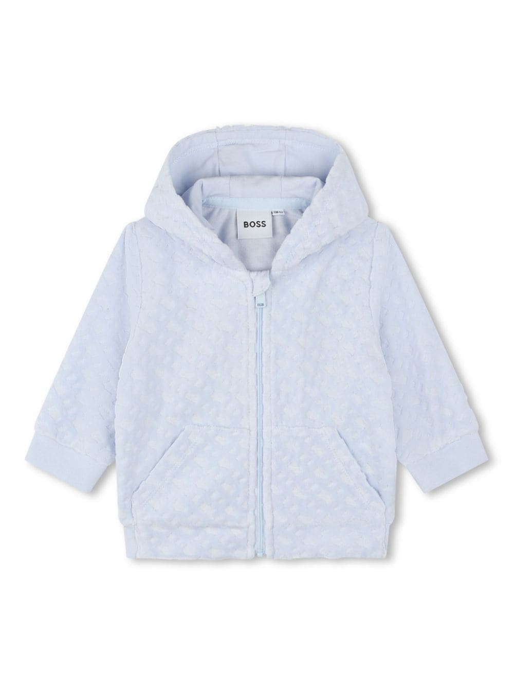 BOSS Kidswear monogram-jacquard tracksuit - Blue von BOSS Kidswear