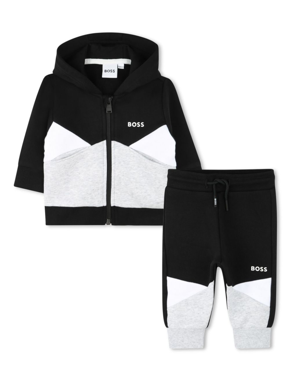 BOSS Kidswear printed tracksuit set - Black von BOSS Kidswear