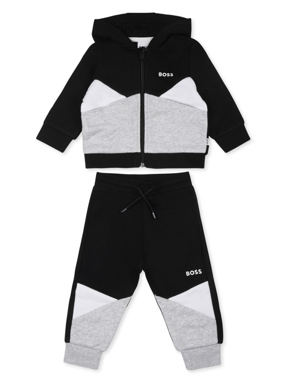 BOSS Kidswear printed tracksuit set - Black von BOSS Kidswear