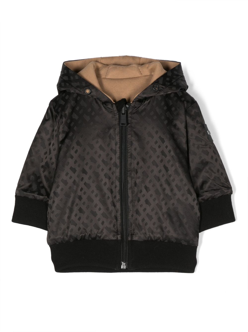 BOSS Kidswear reversible bomber jacket - Black von BOSS Kidswear