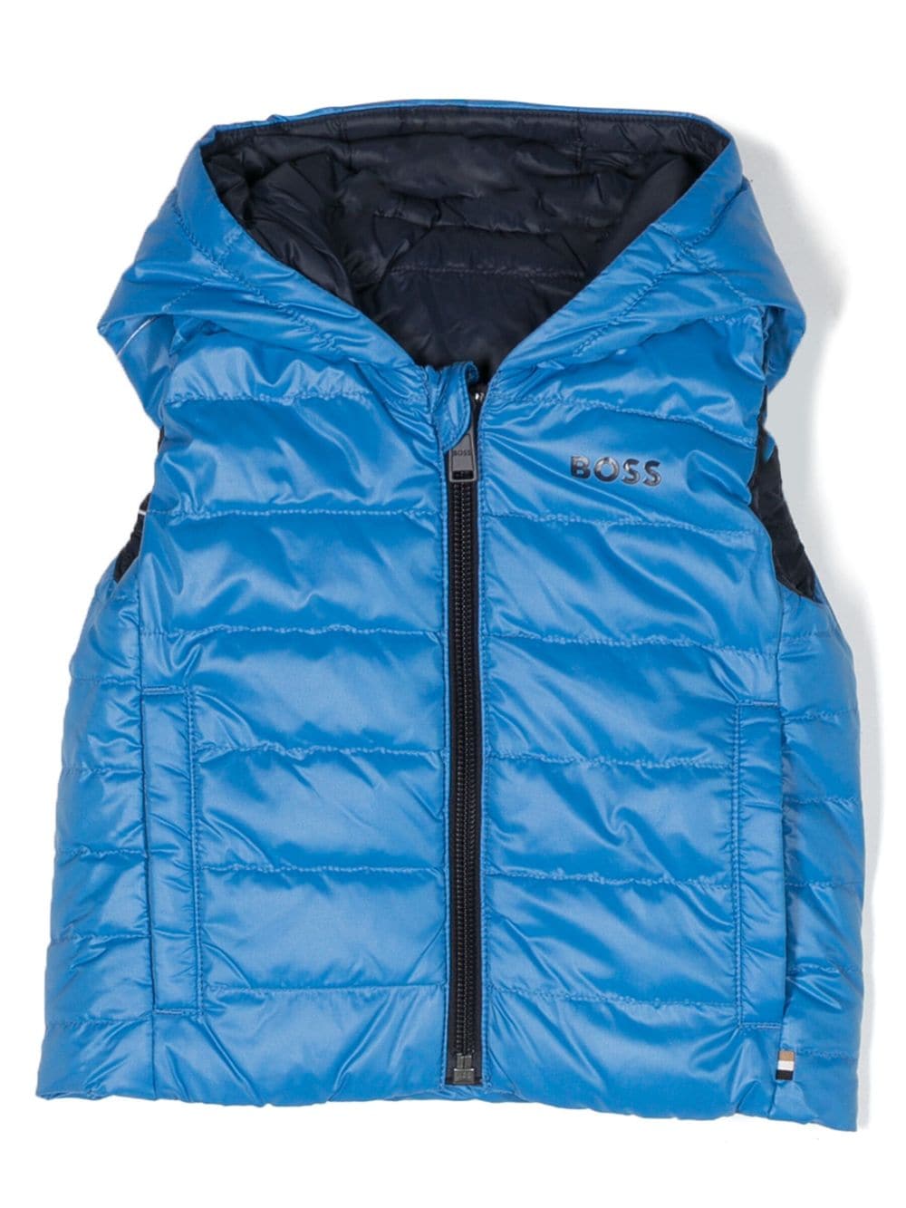 BOSS Kidswear reversible padded gilet - Blue von BOSS Kidswear