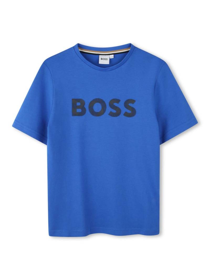 BOSS Kidswear short-sleeved T-shirt - Blue von BOSS Kidswear