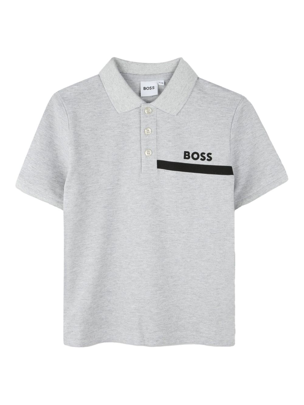 BOSS Kidswear short-sleeved polo shirt - Grey von BOSS Kidswear