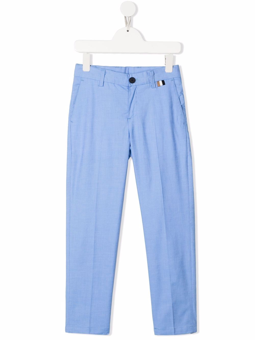 BOSS Kidswear slim-fit tailored trousers - Blue von BOSS Kidswear
