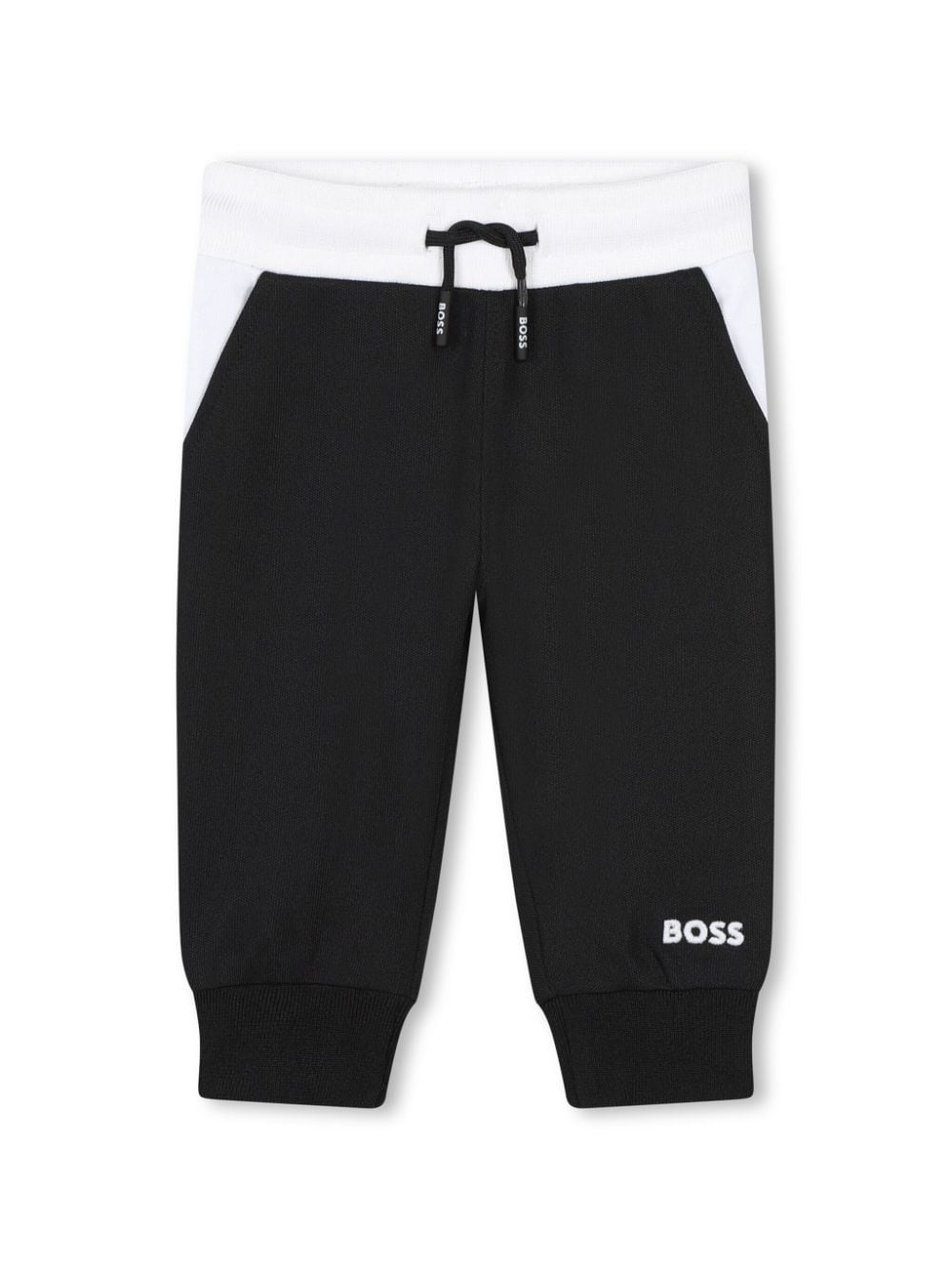 BOSS Kidswear stripe-print tracksuit - Black von BOSS Kidswear