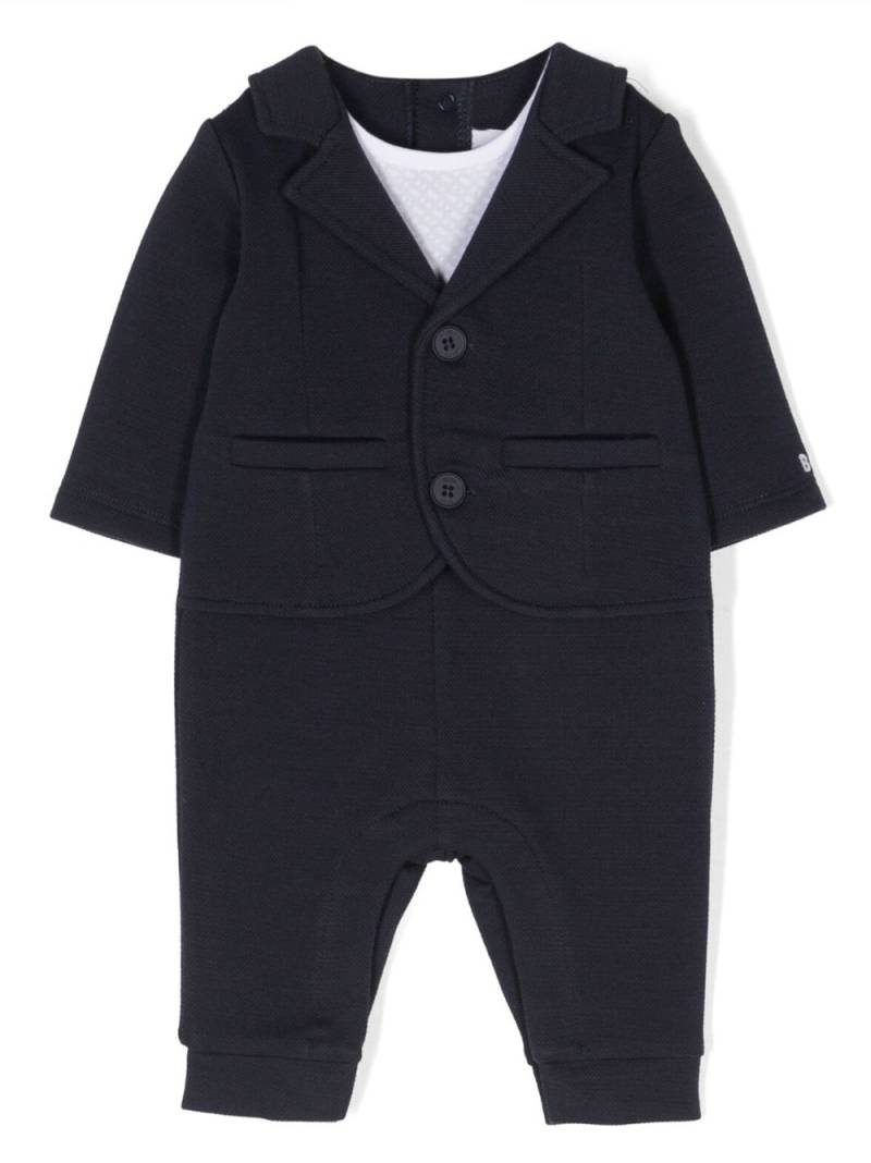 BOSS Kidswear tailored all-in-one suit - Blue von BOSS Kidswear