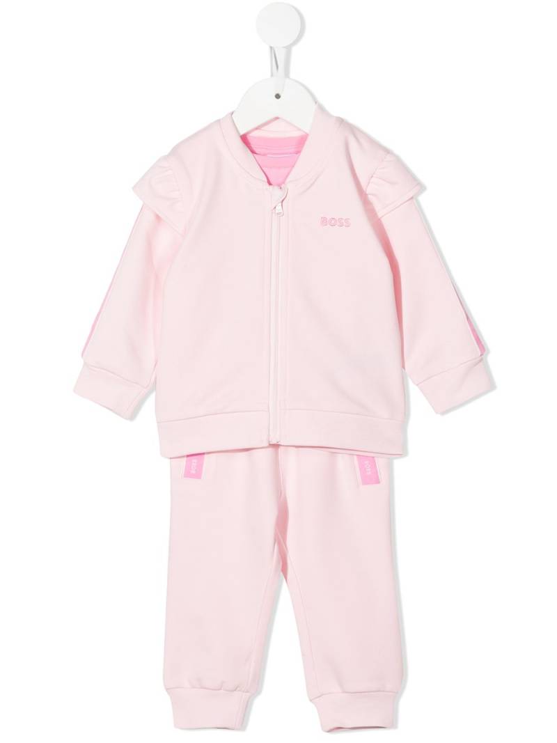 BOSS Kidswear two-piece logo tracksuit set - Pink von BOSS Kidswear