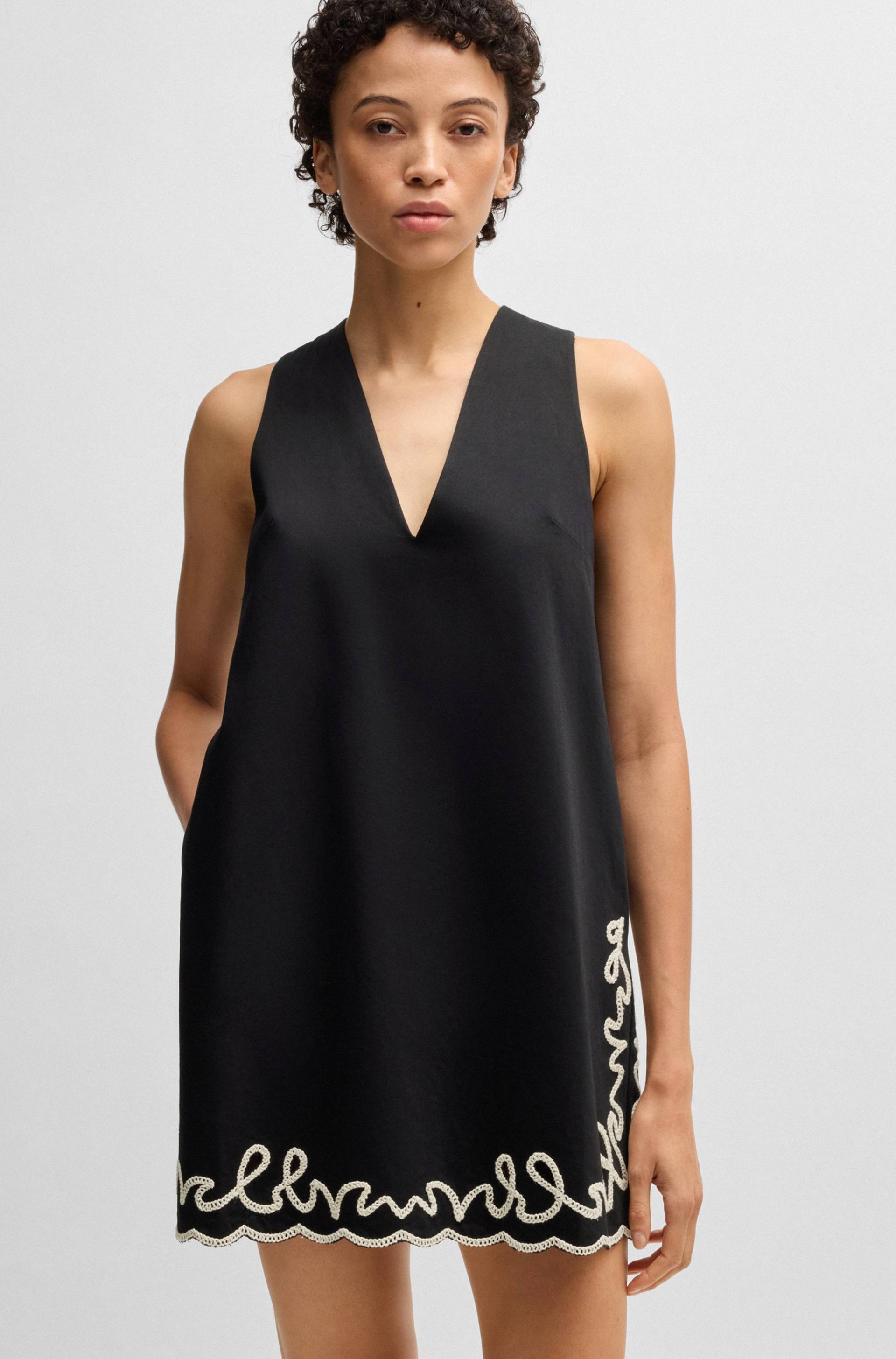 BOSS ORANGE Blusenkleid »C_Dembrolai«, mit Stickerei von BOSS ORANGE