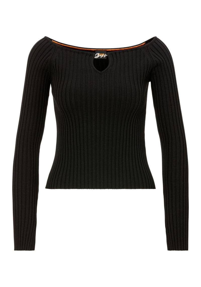 BOSS ORANGE Carmenpullover »C_Fayez«, Cut-Out mit Logodetail von BOSS ORANGE