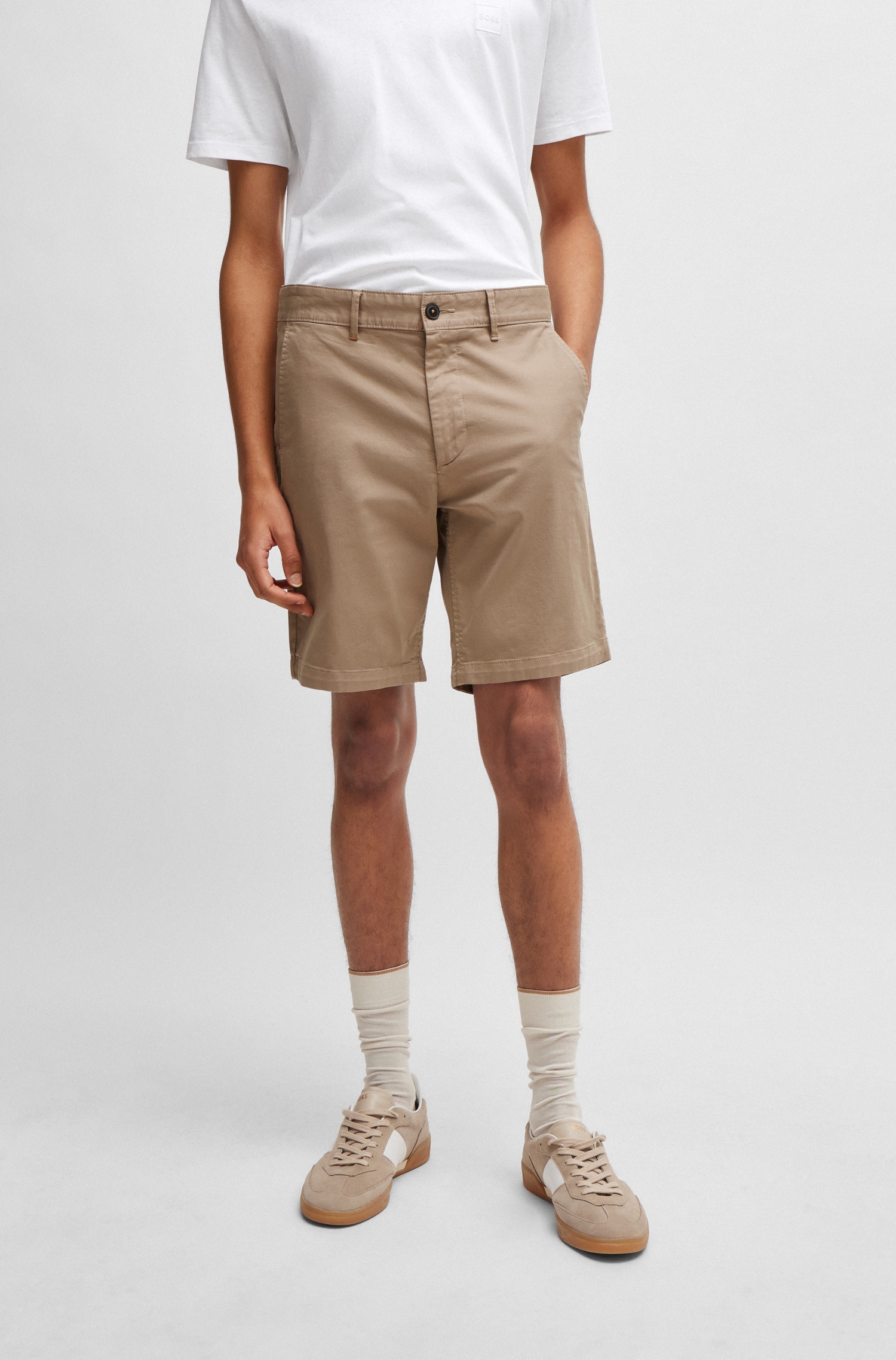 BOSS ORANGE Chinohose »Chino-slim-Shorts«, mit Kontrastdetails von BOSS ORANGE