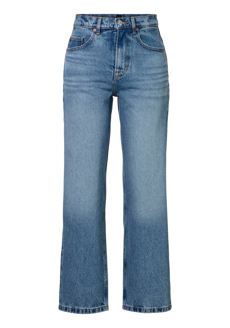 BOSS ORANGE High-waist-Jeans »Barrel High Rise Hochbund High Waist Premium Denim Jeans«, mit BOSS Metallschriftzug von BOSS ORANGE