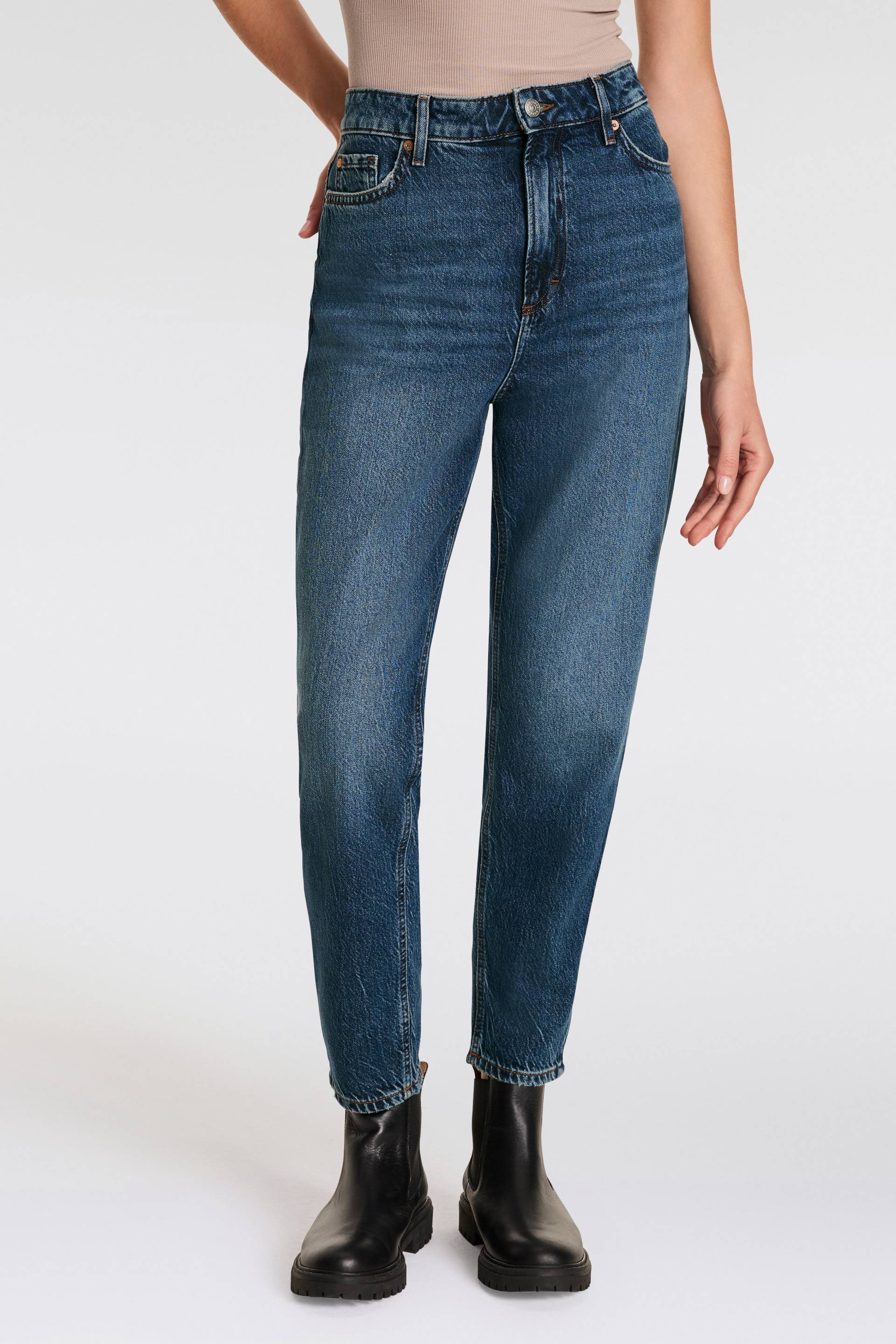 BOSS ORANGE High-waist-Jeans »Ruth High Rise Hochbund High Waist Premium Denim Jeans« von BOSS ORANGE