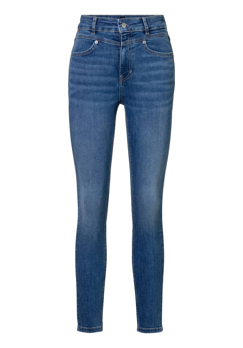 BOSS ORANGE High-waist-Jeans »KITT SKINNY HR BC Premium Damenmode«, mit Leder-Badge von BOSS ORANGE